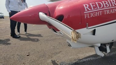 India News | FTO Aircraft in Maharashtra Faces 'hard Landing', Pilot Safe!