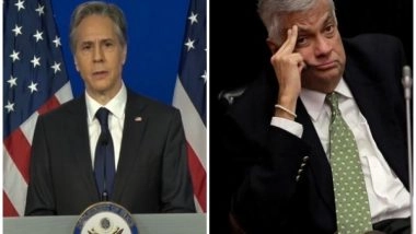 World News | US State Secy Blinken Discusses Economic, Political Challenges with Sri Lanka's PM Wickremesinghe