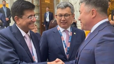 World News | Union Minister Piyush Goyal Meets Chair of 12th WTO Ministerial Conference