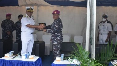 World News | Indian Naval Ships on Three-day Visit to Indonesia