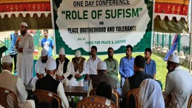 India News | Sufi Conference Held in Kashmir, Lays Emphasis on Peace and Brotherhood