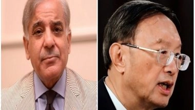 World News | Pak PM Shebaz Sharif Meets Senior Chinese Diplomat Yang Jiechi, Pledges to Strengthen Bilateral Ties