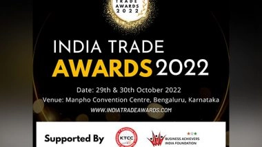 Business News | AATCOC Presents First Edition of India Trade Awards 2022