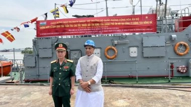 World News | India Hands over 12 High-speed Guard Boats to Vietnam