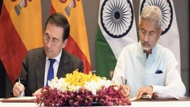 World News | Jaishankar, Spanish Counterpart Discuss Growing Defence, Economic Ties