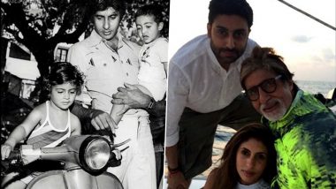 Amitabh Bachchan Walks Down the Memory Lane, Shares Adorable Throwback Pics With Abhishek Bachchan and Shweta Bachchan Nanda