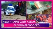 Heavy Rains Lash Assam, Guwahati Flooded, Landslides Reported In Dima Hasao