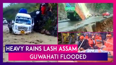 Heavy Rains Lash Assam, Guwahati Flooded, Landslides Reported In Dima Hasao