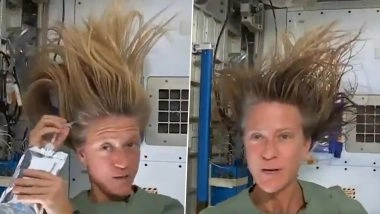 American Astronaut Karen Nyberg Shows How To Wash Hair in Space! Watch the Video of Zero-Gravity Hair Washing Process Now!
