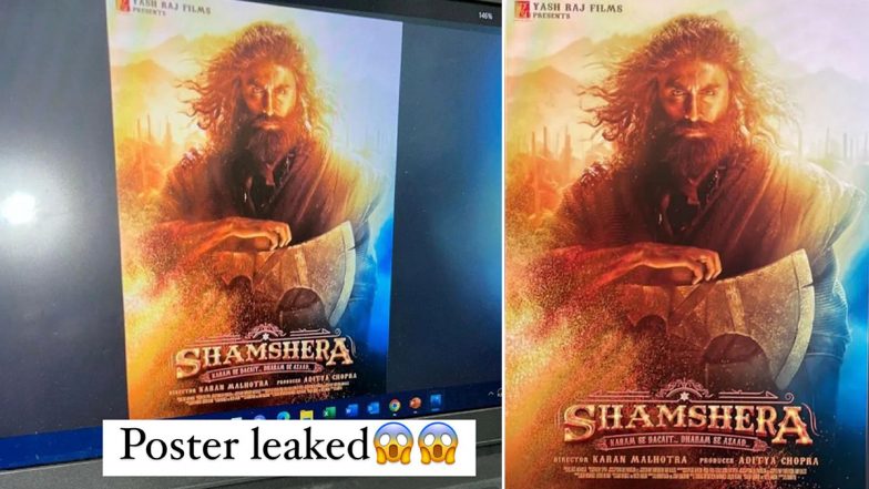 Shamshera Poster Leaked: Ranbir Kapoor’s Rugged Avatar In The Upcoming YRF Movie Impresses Fans (View Pic)