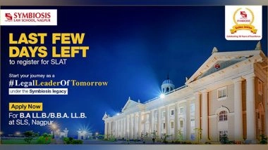 Business News | Admission Open at SLS Nagpur: Apply Now for BA LLB/BBA LLB Via SLAT 2022