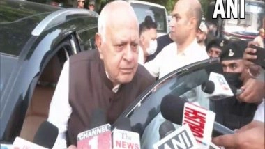 India News | Farooq Abdullah Targets Government over Killing of School Teacher in Kulgam