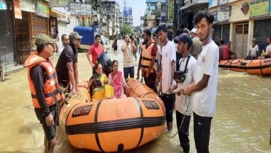 India News | Assam Flood: Cachar District Admin Rescues Nine Months Pregnant Woman from Silchar
