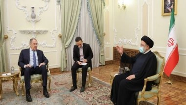 World News | Russian Foreign Minister Meets Iranian President in Tehran