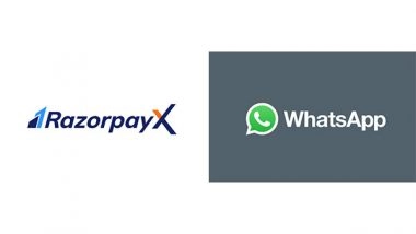 Business News | WhatsApp Partners with RazorpayX to Power Seamless Cashback Transactions Via UPI to Users