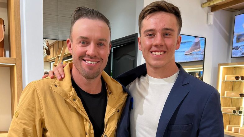 ‘Baby AB’ Dewald Brevis Catches Up With AB De Villiers, Shares Picture on Instagram