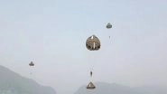 India News | Indian Army, Airforce Carry out Aerial Insertion, Water Parachute Jumps Exercise in Himachal
