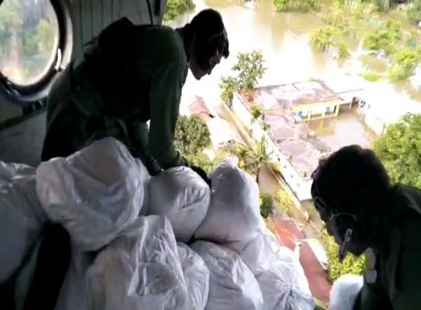 India News | Assam Floods: IAF Deploys 7 Types of Fixed and Rotary-wing Aircraft for Relief Operations