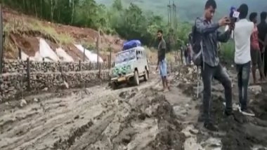 India News | Assam: Restoration Works of Damaged Roads on Full Swing in Flood-hit Dima Hasao