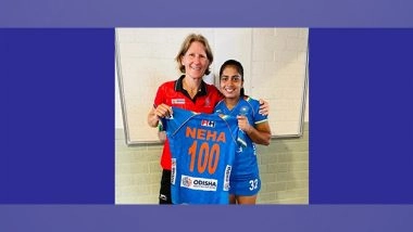 Sports News | Hockey India Congratulates Midfielder Neha on Completing 100 International Caps