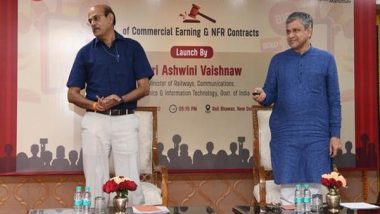 India News | Vaishnaw Launches Policy and Portal of E-auction for Commercial Earning, NFR Contracts