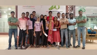 Sports News | Mohammed Anees, Lone Swimmer from Kerala's KIYG 2022 Contingent Trains, in Rough Seas