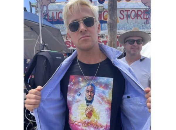 Entertainment News | Ryan Gosling Wears 'Doctor Who' Shirt Featuring Ncuti Gatwa on 'Barbie' Sets