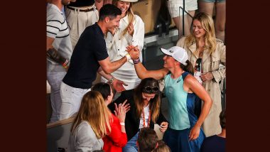 Iga Swiatek Celebrates With Countryman Robert Lewandowski After Winning French Open 2022 Title (See Pics)