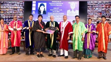 Business News | Saveetha Engineering College Celebrates Graduation Day
