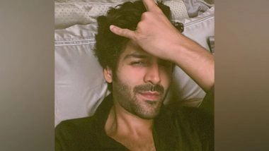 Entertainment News | Kartik Aaryan Shares an Adorable Good Night Selfie, Fans React