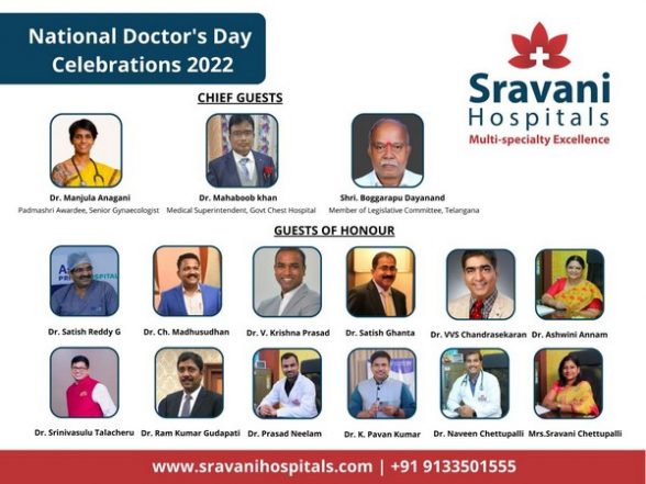 Business News | Sravani Hospitals to Honor 50 Renowned Hyderabad Doctors on National Doctors' Day and Launch Its Hospital Website - Vimarsana News
