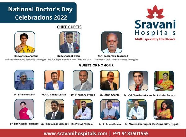 Business News | Sravani Hospitals to Honor 50 Renowned Hyderabad Doctors on National Doctors' Day and Launch Its Hospital Website