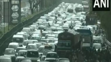 India News | Traffic Snarls, Waterlogging as Rains Hit Delhi-NCR