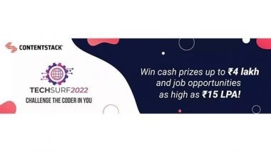 Business News | Contentstack's Prestigious Hackathon, TechSurf 2022 Launched