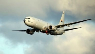 World News | Amid Tensions with China, US Reconnaissance Plane Flew over Taiwan Strait