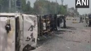 India News | Haryana: Protests over 'Agnipath' Scheme Turn Violent, Police Vehicles Set on Fire in Palwal