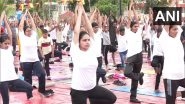 India News | Chief Ministers of Several States Perform Yoga on 8th International Yoga Day