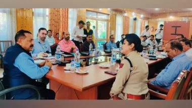 India News | J-K: Jitendra Singh Reviews Amarnath Yatra Arrangements with Ramban District Administration