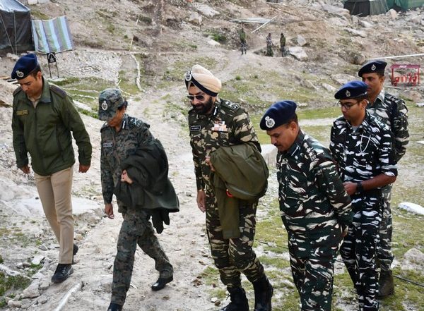 India News | CRPF Inspects Deployment of Forces Near Amarnath Shrine