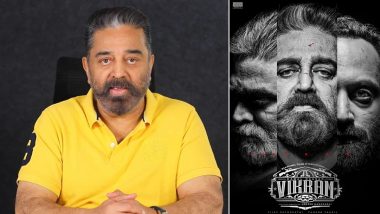 Vikram: Kamal Haasan Thanks Everyone for Making His Latest Release a Roaring Success at the Box Office (Watch Video)