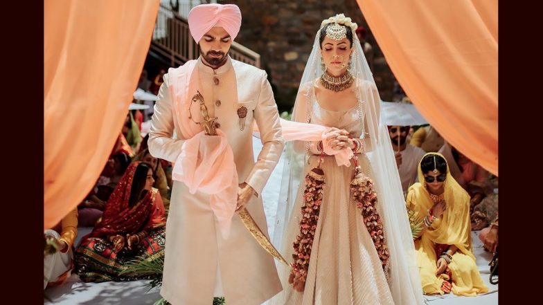 Karan V Grover Ties the Knot With Longtime Girlfriend and Actress Poppy Jabbal in Himachal Pradesh (View Pic)
