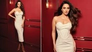 Kiara Advani Flaunts Her Hourglass Bod as She Dons a White Bodycon Dress for Jugjugg Jeeyo&rsquo;s Promotions (View Pics)