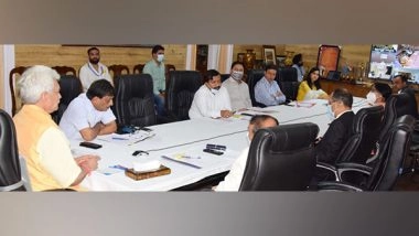 India News | J-K LG Manoj Sinha Reviews Amarnath Yatra Preparation