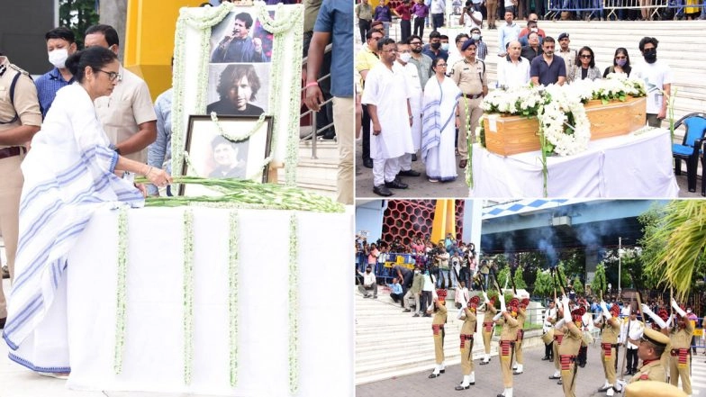 RIP Krishnakumar Kunnath: Mamata Banerjee Pays Last Respects to KK, Late Singer Accorded With Gun Salute Honour