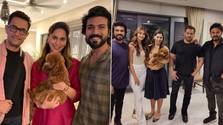 Ram Charan–Upasana Konidela Play Host To Aamir Khan, Salman Khan, Pooja Hegde, Venkatesh Daggubati; Share Pics From Their Hyderabad Residence