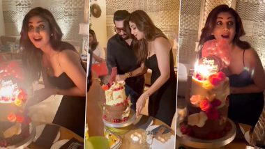 Shilpa Shetty Kundra Celebrates Her Birthday With Raj Kundra; Check Out The Video From The Intimate Gathering