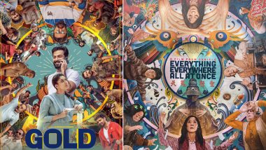 Gold Poster Out! Prithviraj Sukumaran, Nayanthara’s Film's First Look Has Striking Similarity to Everything Everywhere All at Once’s Poster (View Pics)
