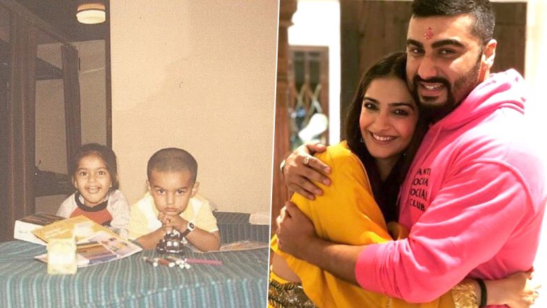 Arjun Kapoor Wishes Cousin Sonam Kapoor With A Throwback Picture From Their Childhood!