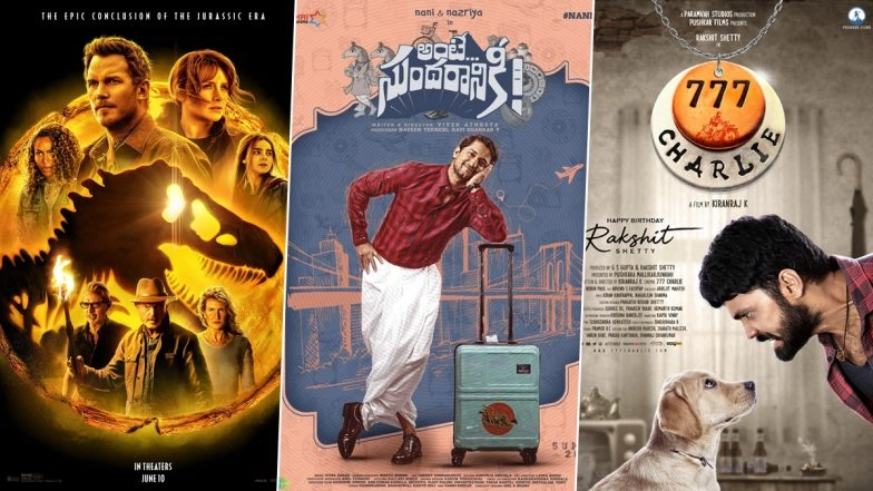Theatrical Releases Of The Week: Jurassic World Dominion, Ante Sundaraniki, 777 Charlie & More