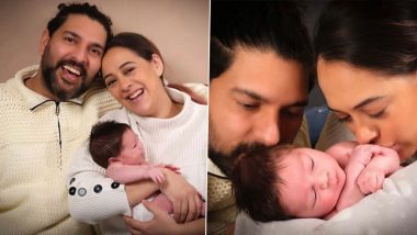 Yuvraj Singh and Hazel Keech Reveal Son’s Name, Share Adorable Pictures of the Little One! (Check Post)